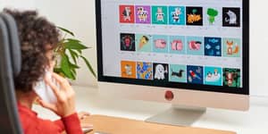 women on an online marketplace